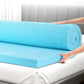 King Giselle Bedding Memory Foam Mattress Topper Ventilated Cool Gel 8cm