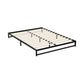 Axinite Bed & Mattress Package with 32cm Mattress - Black Double