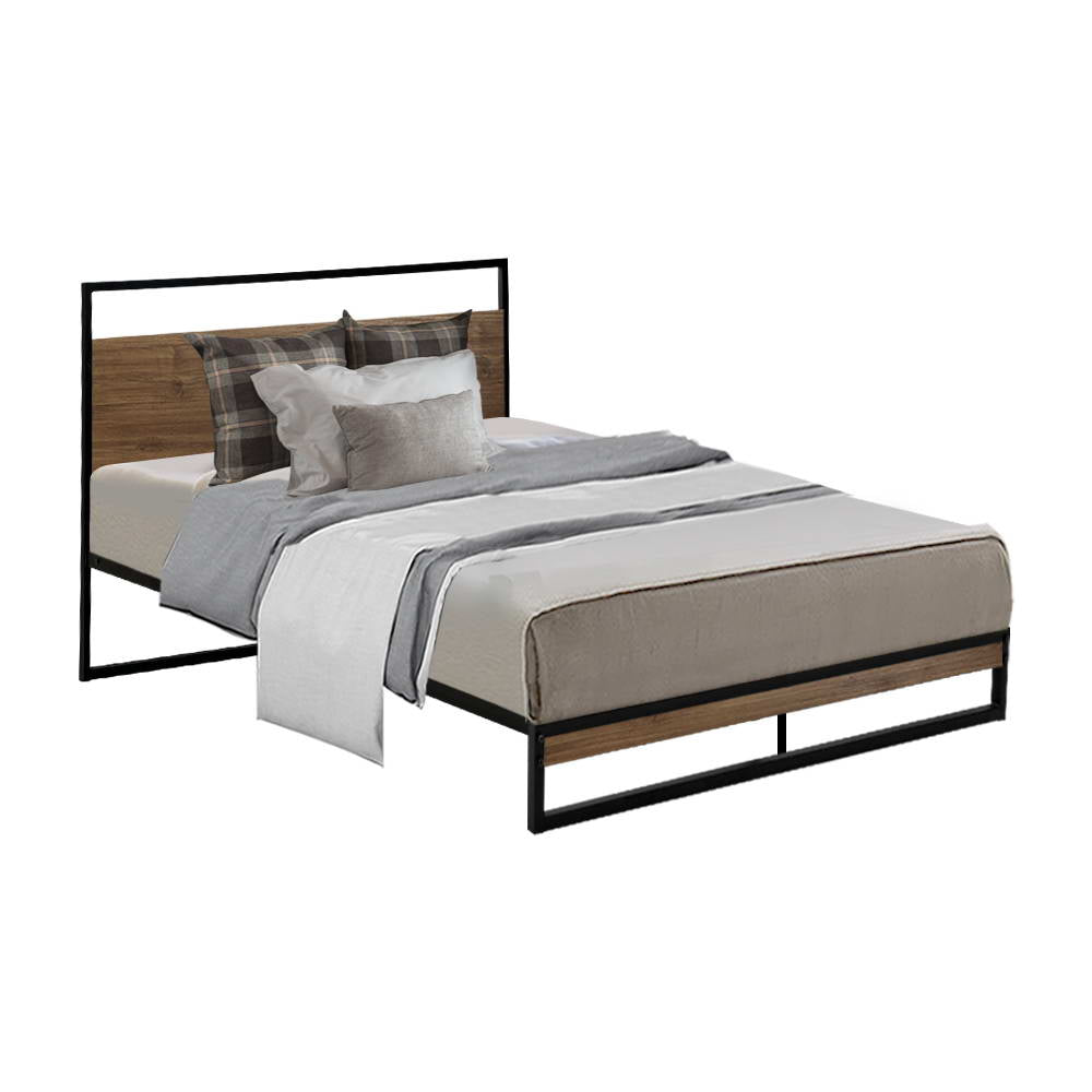 Neptune Bed & Mattress Package with 22cm Mattress - Black King Single
