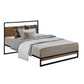 Neptune Bed & Mattress Package with 34cm Mattress - Black Single
