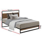 Neptune Bed & Mattress Package with 34cm Mattress - Black Single