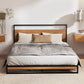 Neptune Bed & Mattress Package with 22cm Mattress Metal Beds Platform - Black Double