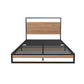 Neptune Bed & Mattress Package with 22cm Mattress Metal Beds Platform - Black Single