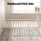 Medina Metal Bed Frame - White Single