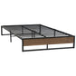 Bronzite Bed & Mattress Package with 22cm Mattress - Black Double