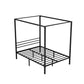 Nephrite Bed & Mattress Package with 32cm Mattress - Black Double
