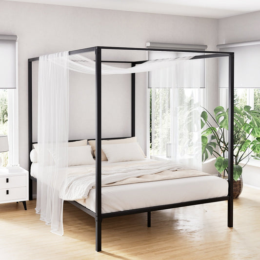 Nephrite Bed & Mattress Package with 32cm - Black Queen