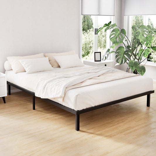 Kyanite Bed & Mattress Package with 34cm Black Mattress - Black Queen