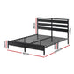 Stilbite Bed & Mattress Package with 34cm Mattress - Black Double