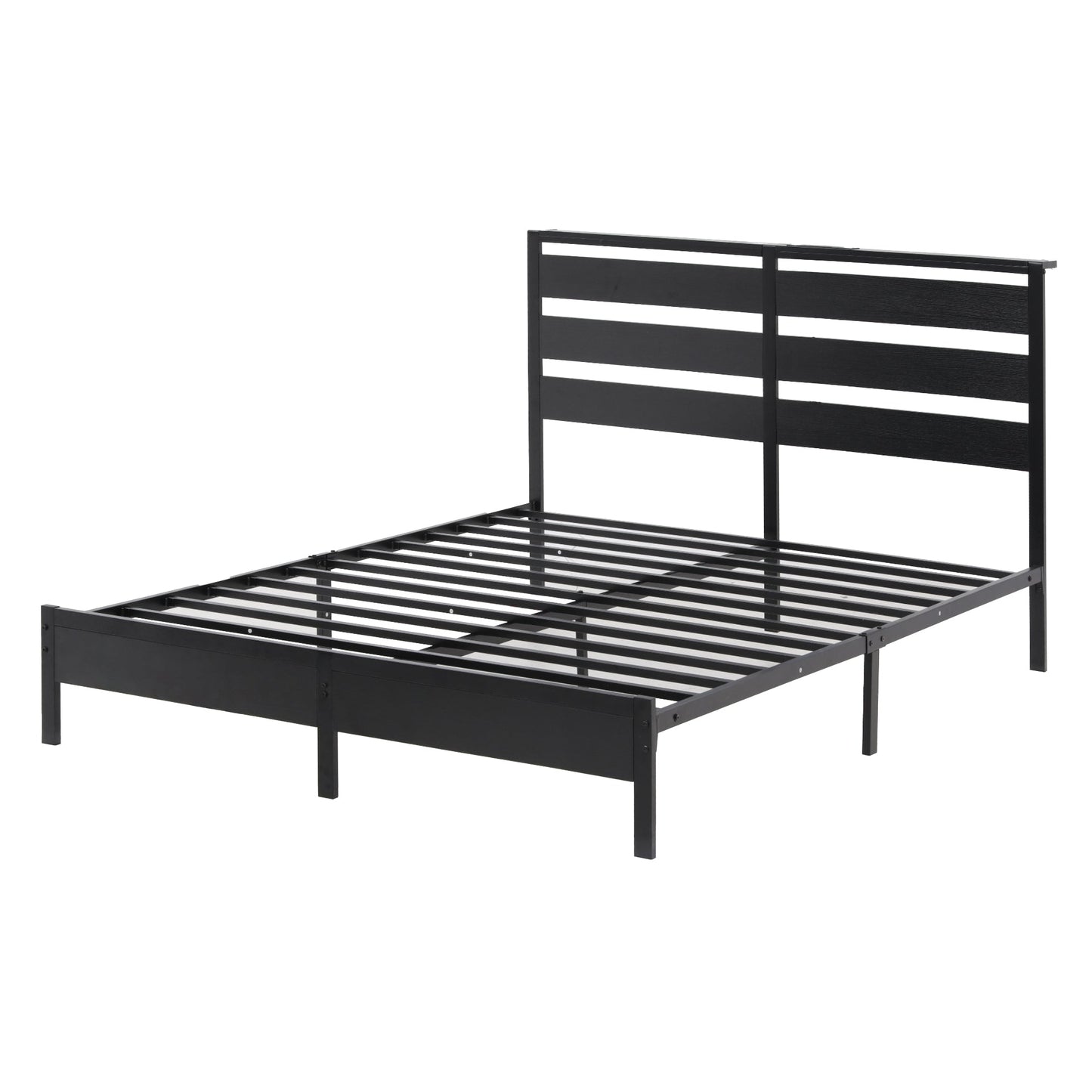 Stilbite Bed & Mattress Package with 32cm Mattress - Black Queen