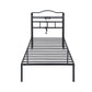 Onyra Bed & Mattress Package with 32cm Mattress Bed with Charging Station - Black Single