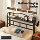 Restelle Bed Frame with Charging Station - Black Single