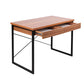Artiss Computer Desk Drawer Storage Walnut 100cm