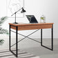 Artiss Computer Desk Drawer Storage Walnut 100cm