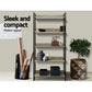 Artiss Bookshelf 5 Tiers - Noe Black And Oak
