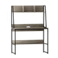 Artiss Computer Desk Bookshelf Storage Grey 100cm