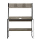Artiss Computer Desk Bookshelf Storage Grey 100cm