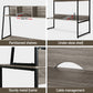 Artiss Computer Desk Bookshelf Storage Grey 100cm