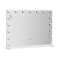 Makeup Mirror 80x60cm Hollywood Vanity with LED Light Tabletop - White
