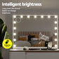 Makeup Mirror 80x60cm Hollywood Vanity with LED Light Tabletop - White