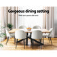 Addison Set of 2 Dining Chairs Sherpa Boucle - White