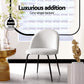 Addison Set of 4 Dining Chairs Sherpa Boucle - White