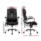 Artiss 8 Point Massage Office Chair Pu Leather Black