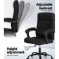 Artiss 2 Point Massage Office Chair Pu Leather Black