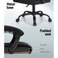 Artiss 2 Point Massage Office Chair Pu Leather Black