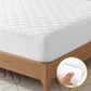 King Giselle Waterproof Mattress Protector 100% Cotton Quilted Fitted Cover