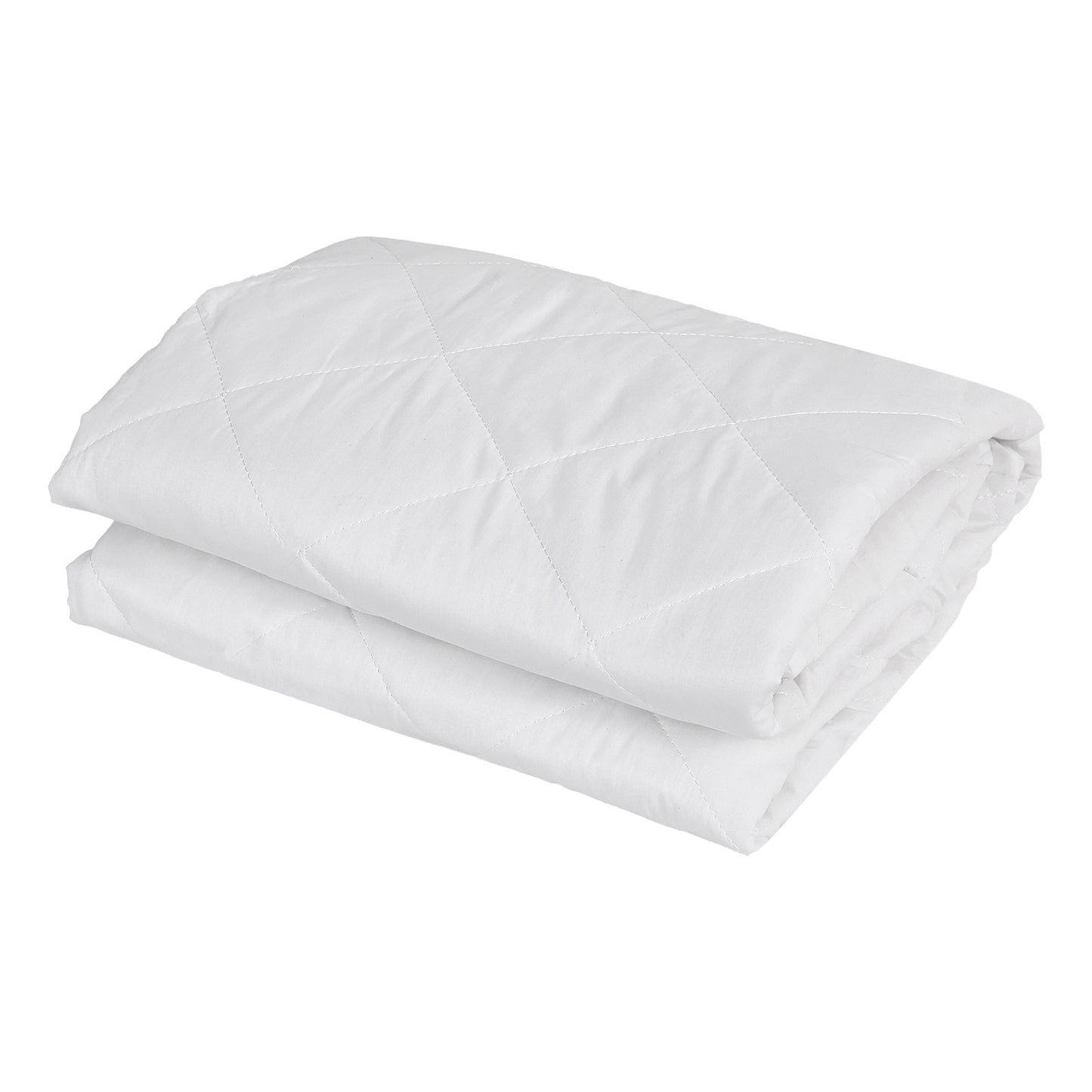 King Giselle Waterproof Mattress Protector 100% Cotton Quilted Fitted Cover