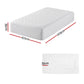 King Single Giselle Waterproof Mattress Protector 100% Cotton Quilted Fitted Cover