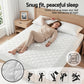 Queen Giselle Waterproof Mattress Protector 100% Cotton Quilted Fitted Cover