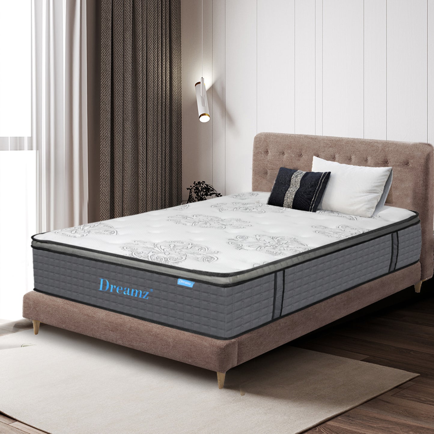 Ysabel 35cm Spring Mattress Bed Pocket Egg - Double