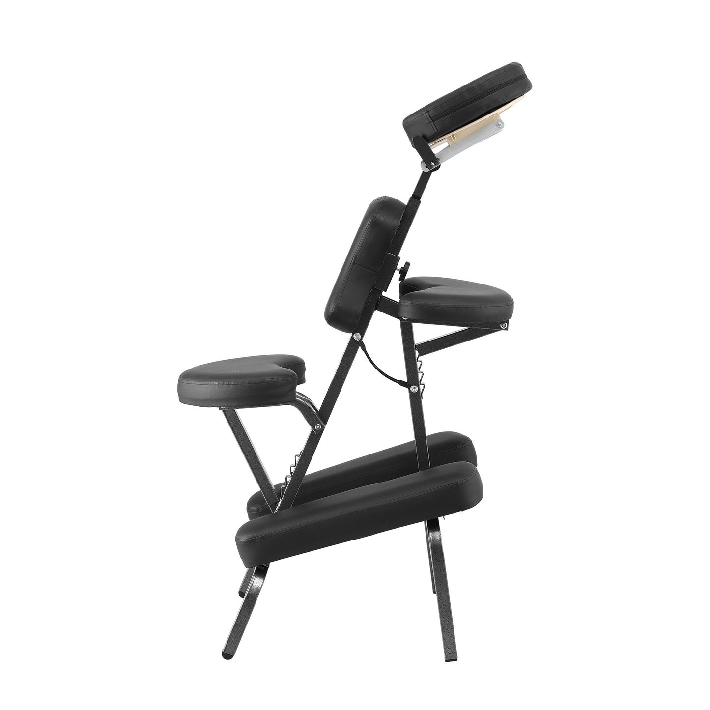 Portable Massage Chair Lightweight Folding Tattoo Lash Beauty Bed - Black