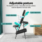 Portable Massage Chair Lightweight Folding Tattoo Lash Beauty Bed - Black