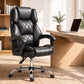 Artiss Executive Office Chair Leather Recliner Black