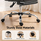 Artiss Executive Office Chair Leather Footrest Black