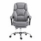 Artiss Executive Office Chair Fabric Footrest Grey