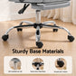 Artiss Executive Office Chair Fabric Footrest Grey