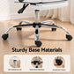 Artiss Executive Office Chair Leather Footrest White