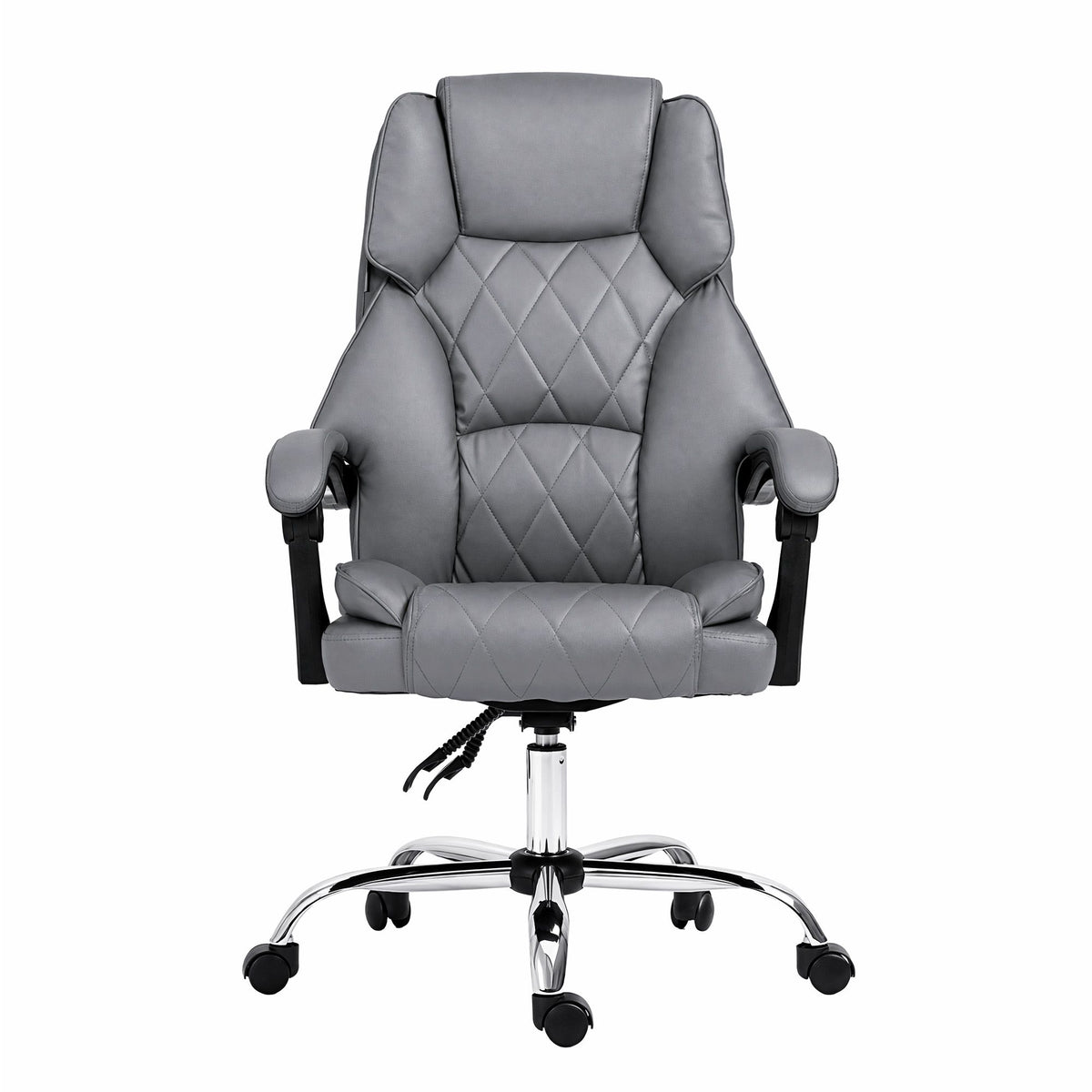 Artiss Executive Office Chair Fabric Recliner Grey