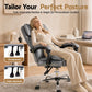 Artiss Executive Office Chair Fabric Recliner Grey
