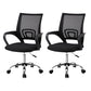 Set of 2 Artiss Mesh Office Chair Mid Back Black