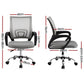 Set of 2 Artiss Mesh Office Chair Mid Back Grey