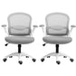 Set of 2 Artiss Mesh Office Chair Computer Gaming Desk Chairs Work Study Mid Back Grey
