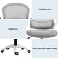 Set of 2 Artiss Mesh Office Chair Computer Gaming Desk Chairs Work Study Mid Back Grey