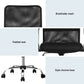 Set of 2 Artiss Mesh Office Chair Mid Back Black