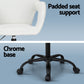Artiss Office Chair Mid Back White