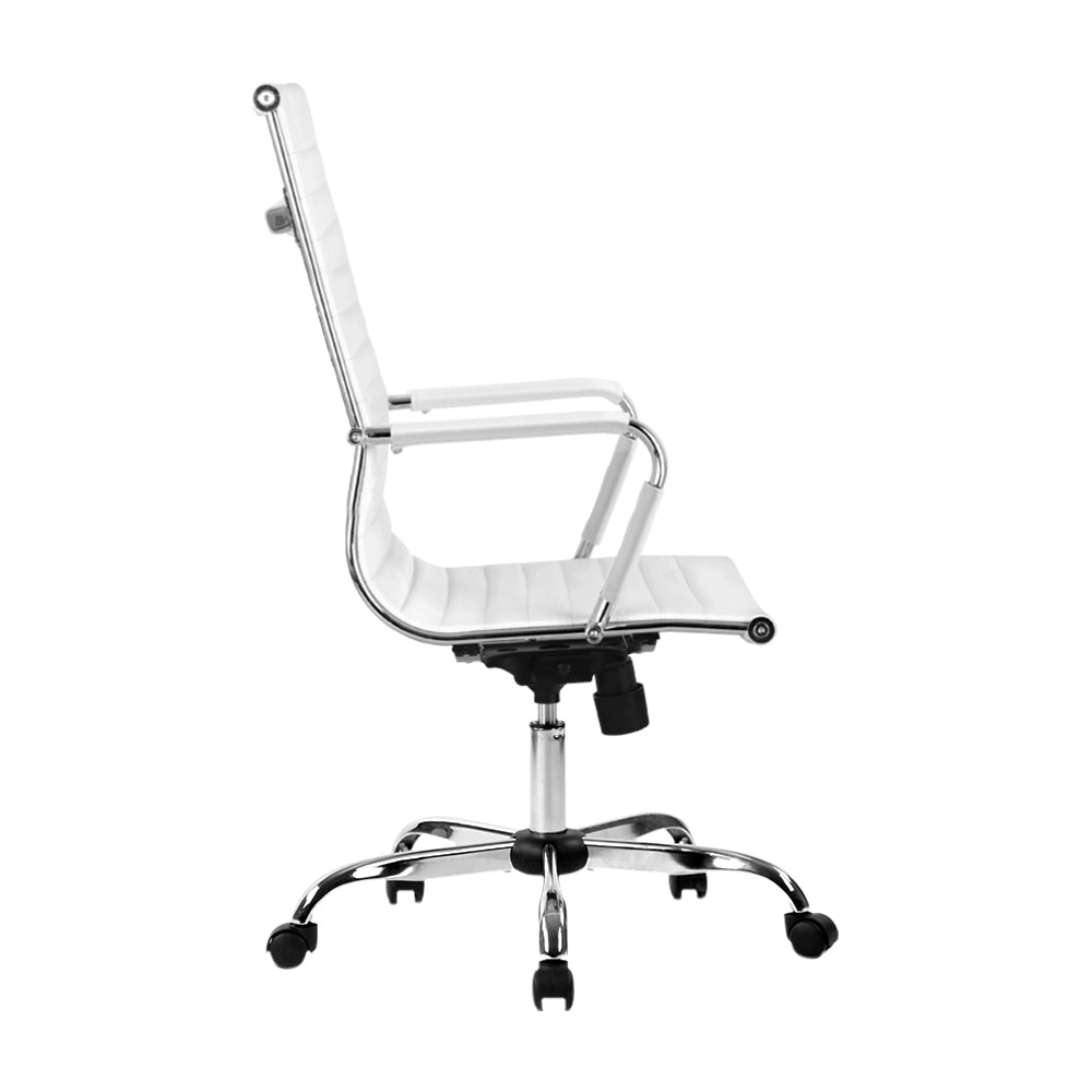 Sora Gaming Office Chair Computer Desk Home Work Study High Back - White